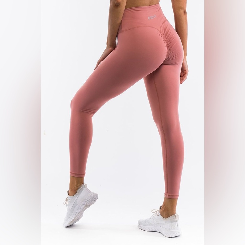 ECHT Dusty Pink Force Scrunch Leggings S Like New